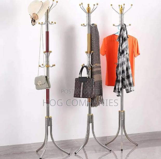 Coat Rack Stainless Steel Stand Rack - Fast Delivery in 2 Hours · Photo 3