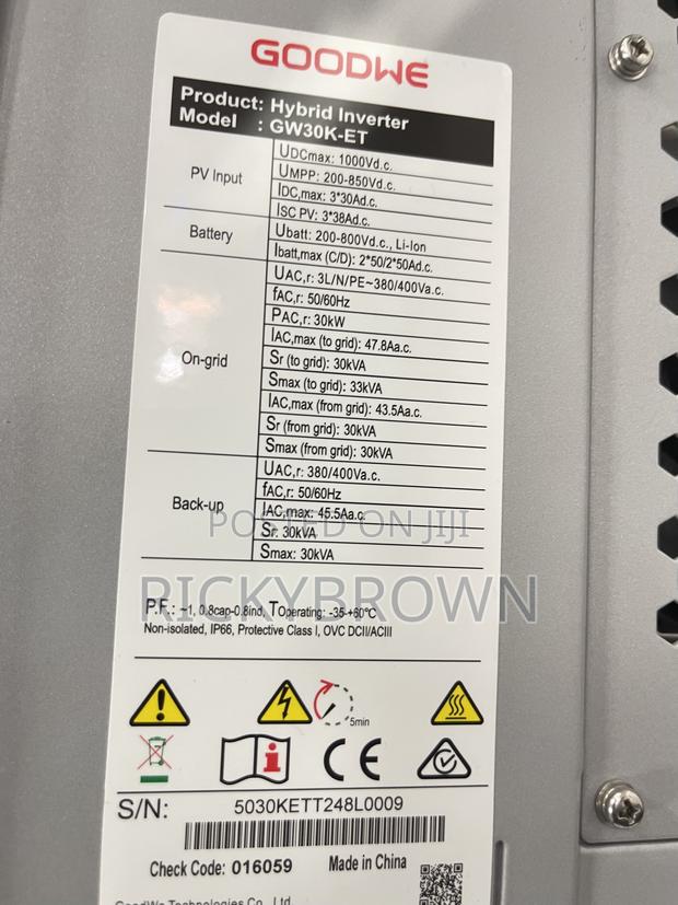 48v 30kw GOODWE Hybrid Inverters 3-Phase photo 2