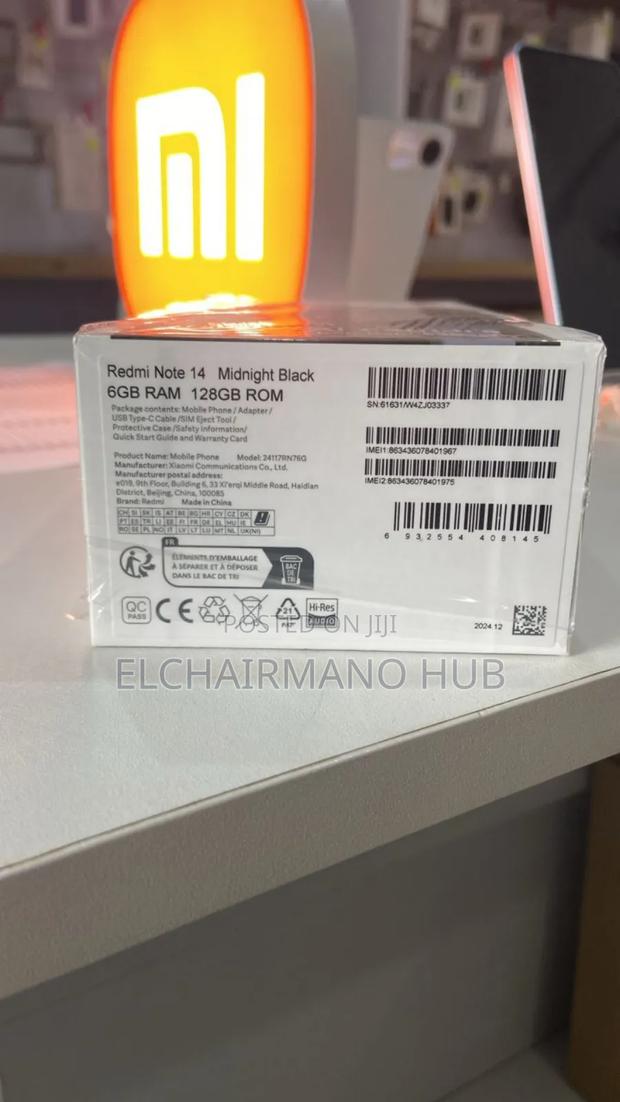 New Xiaomi Redmi Note 14 128 GB Blue photo 3