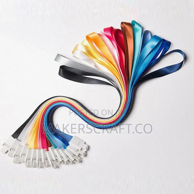 Lanyard, Plain Lanyard With Plastic Hook for ID Card Holder