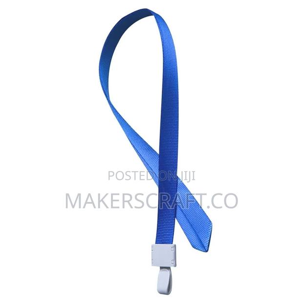 Lanyard, Plain Lanyard With Plastic Hook for ID Card Holder photo 3