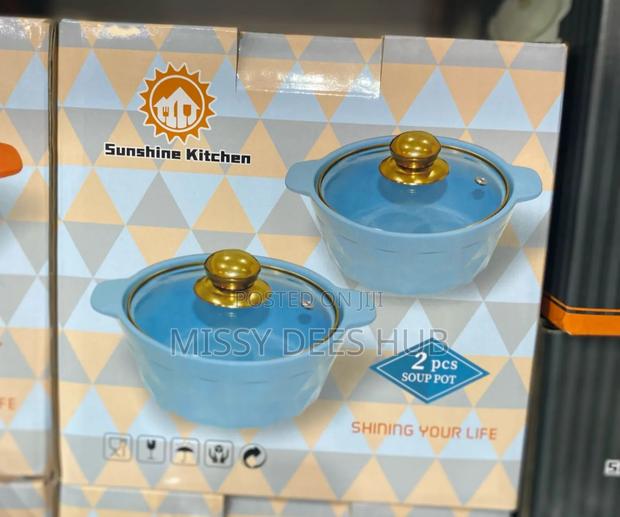2pcs Ceramic Pot With Glass Lids · Photo 2