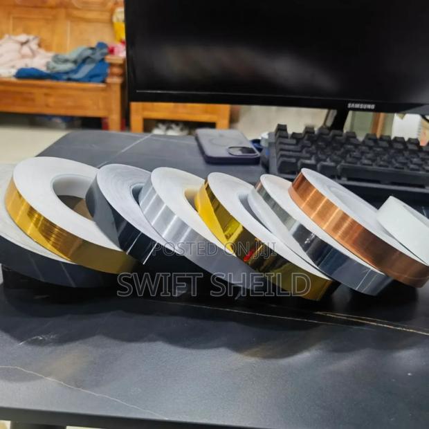 Silver Tape for Decor 2cm X 50m photo 2