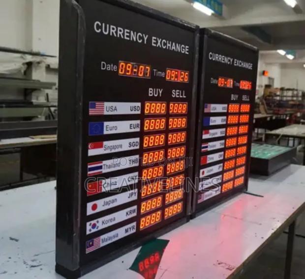 Exchnge Rate Led Signage