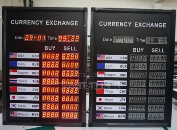 Exchnge Rate Led Signage