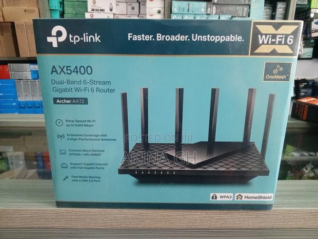 Tp-Link Archer Ax72 Ax5400 Dual-Band Gigabit Wi-Fi 6 Router · Photo 4