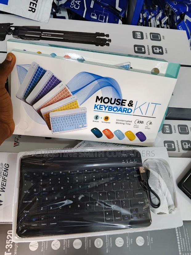 Chargeable Bluetooth Wireless Keyboard and Mouse