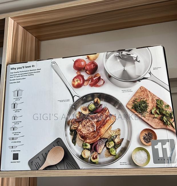 The CELLAR Stainless Steel 11-PCS Cookware. photo 2