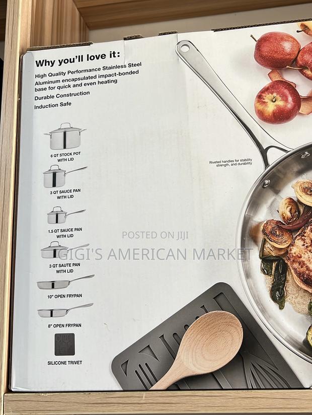 The CELLAR Stainless Steel 11-PCS Cookware. photo 3