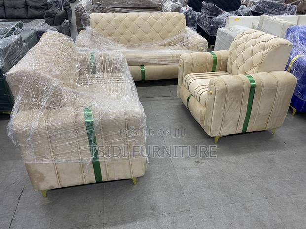 Quality Sofa Set With Gold Leg · Photo 4