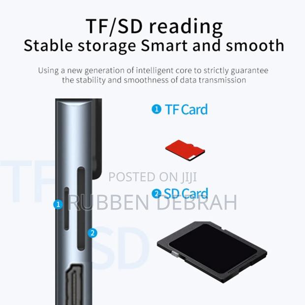 Type C Usb 8 in 1 3 1 to Hdmi Hub Adapter With Sd Tf Rj45 photo 7