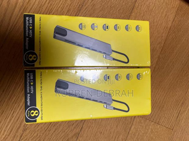 Type C Usb 8 in 1 3 1 to Hdmi Hub Adapter With Sd Tf Rj45 photo 6