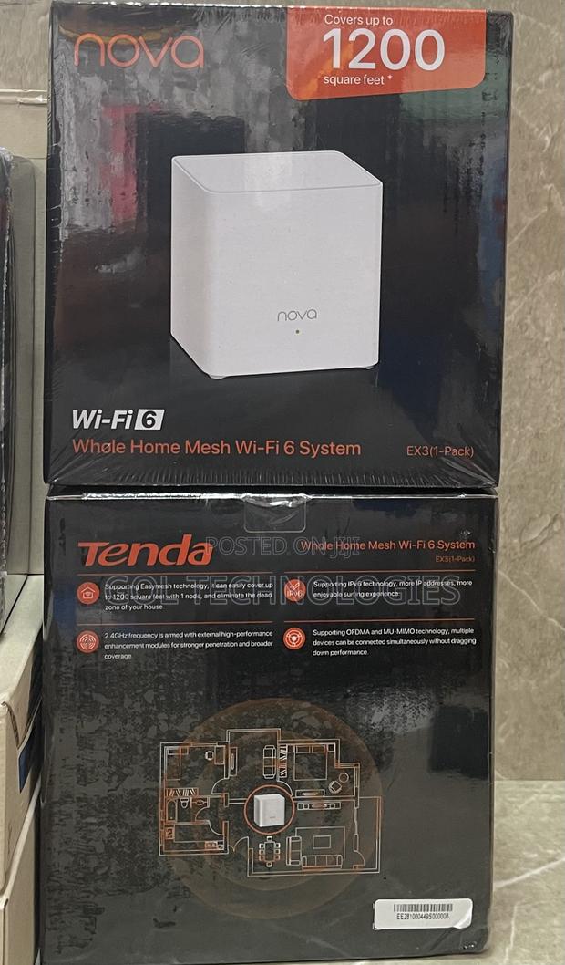 Tenda Nova Wi-Fi 6 Mesh Router 1200 Square Feet Coverage · Photo 3