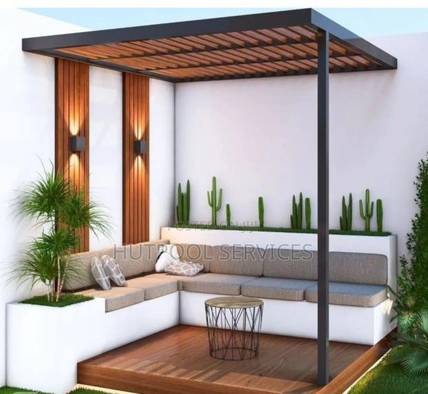 Mini Modern Steel Pergola 2 · Photo 2