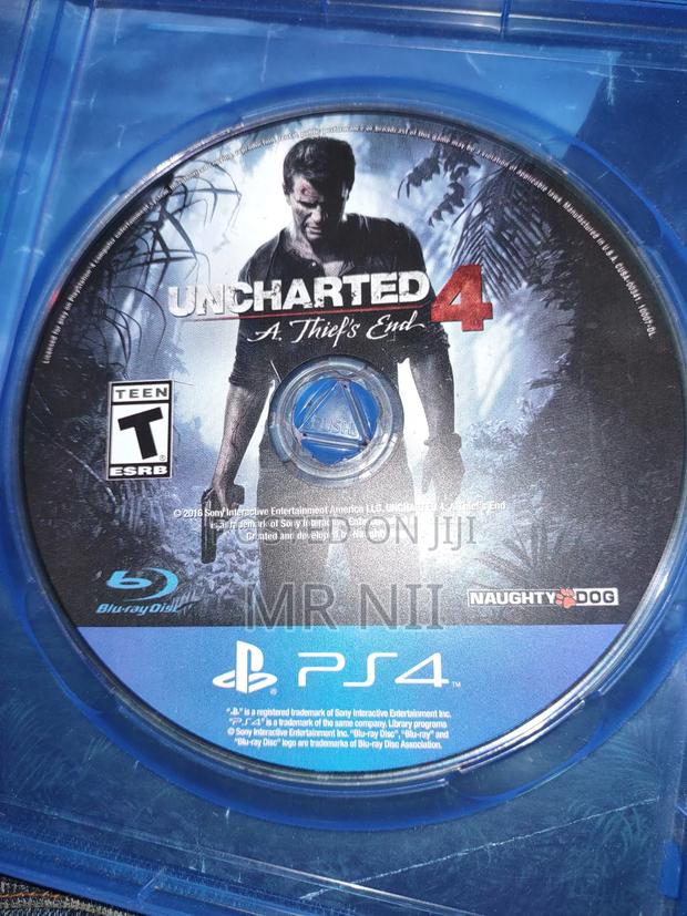 Uncharted 4 Cd for Ps4