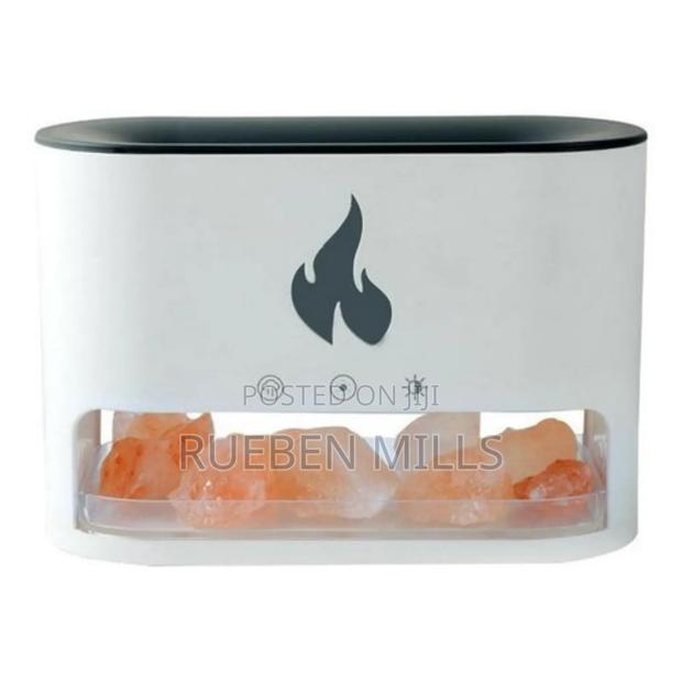 Flame Essential Oil Diffuser Humidifier With Salt Stones · Photo 2
