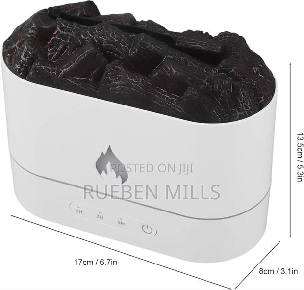Elegant White Label Fire Flame Fine Mist Diffuser Humidifier · Photo 3