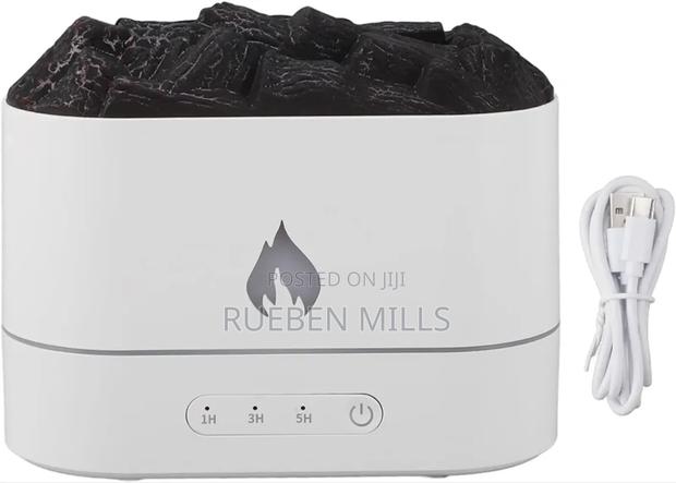 Elegant White Label Fire Flame Fine Mist Diffuser Humidifier · Photo 4