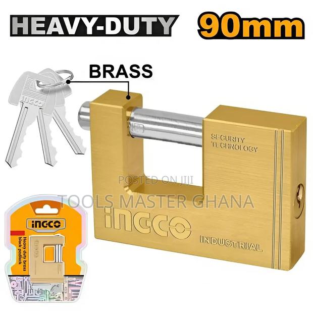 Heavy Duty Brass Block Padlock # Dbbpl0902 · Photo 2