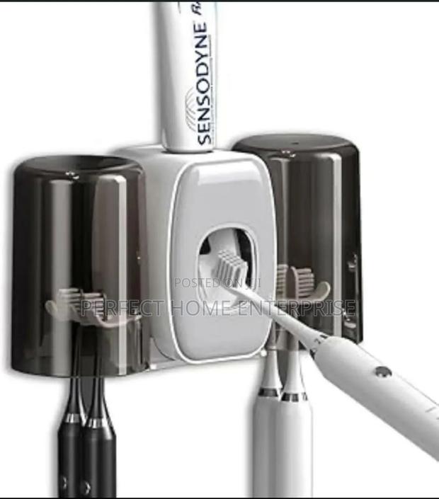 Toothbrush and Paste Dispenser