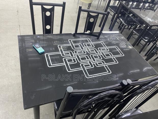 Dining Set With 4chairs Glass · Photo 4