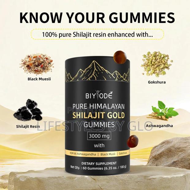 Pure Shilajit Himalayan Gummies With Ashwagandha Gaulshura · Photo 4
