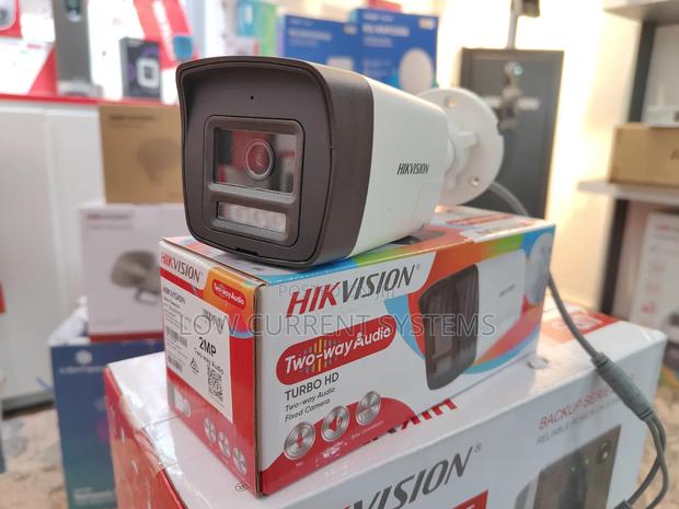 Hikvision Camera Two Way Audio Speaker 2mp Hybrid CCTV Analo · Photo 2
