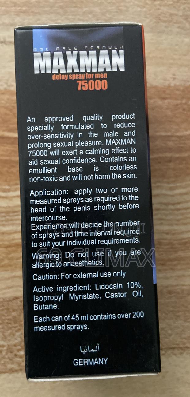 Maxman Delay Spray · Photo 3