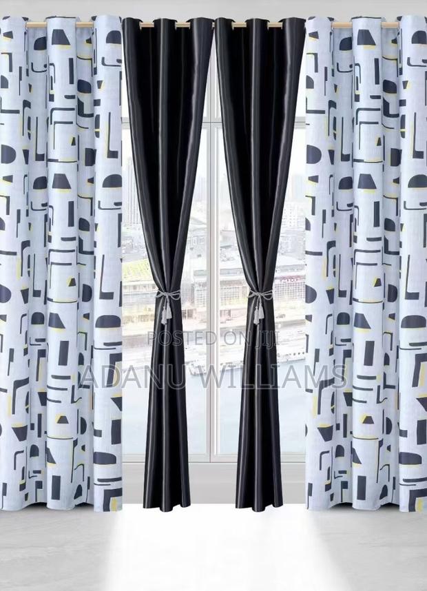 Luxury 4in1 Curtains Set ( Available in Diff Colors) · Photo 2