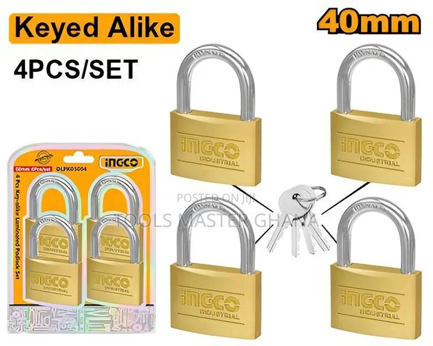 4pcs Key-alike Brass Padlock Set - Dbplk4402 · Photo 2