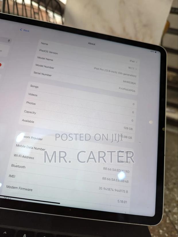 New Apple iPad Pro 12.9 (2021) 128 GB Gray photo 7