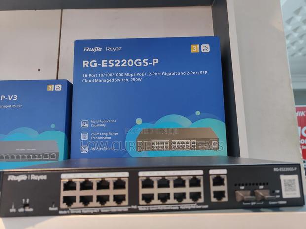 Ruijie 20 Port Gigabit Managed Poe+ Switch Network 250w Sfp+ · Photo 4