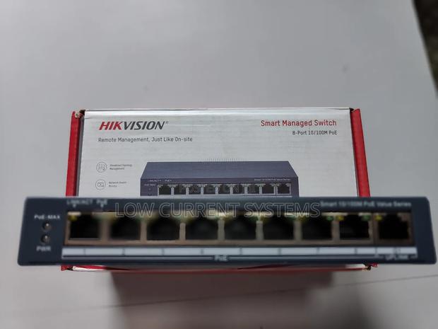 Hikvision Switch Poe 8 Ports Managed Fast Ethernet 1uplink · Photo 4