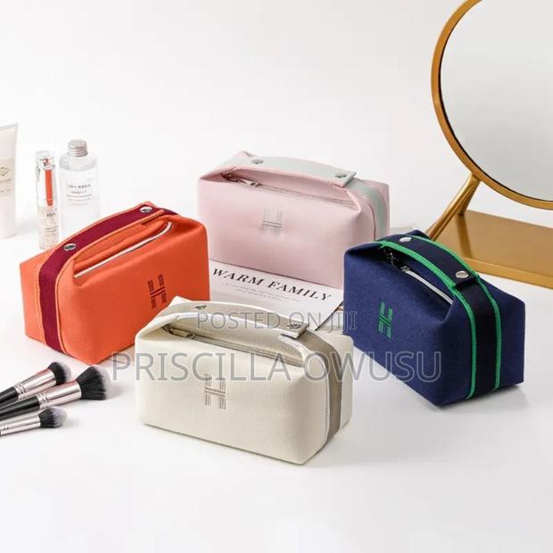 Waterproof Embroidered Canvas Makeup Bag photo 3