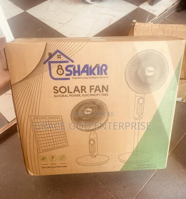 Portable Stand Pedestal Solar Fan With Panel(Last Over10hrs) photo 4