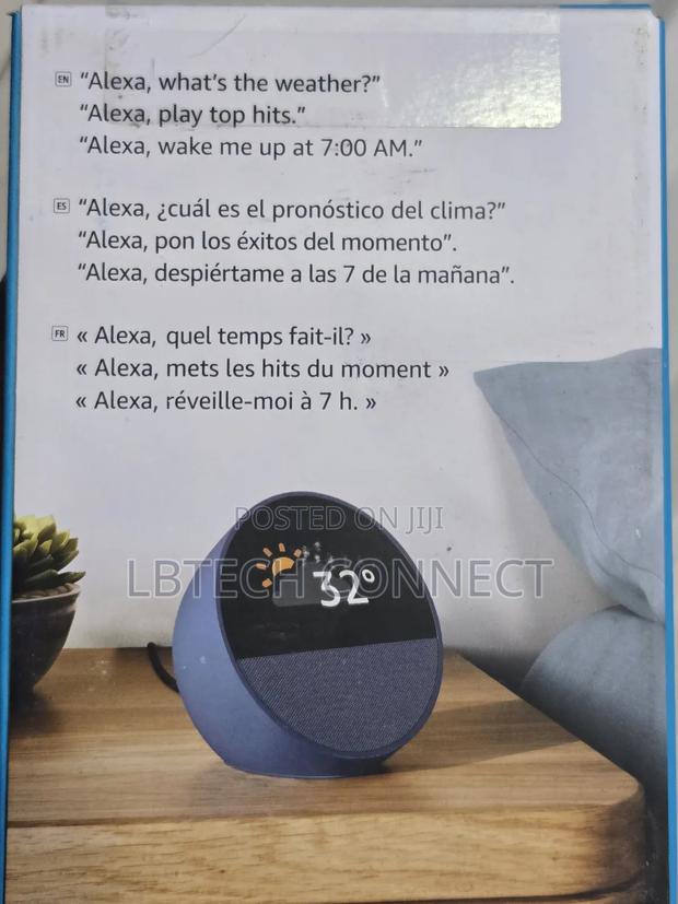 Amazon Echo Spot With Alexa, Ocean Blue photo 3