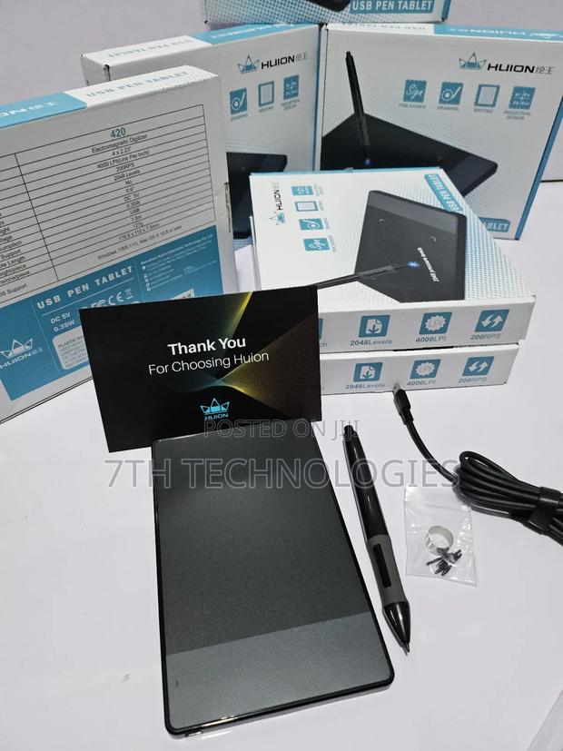 Huion 420 Usb Pen Sketch Signature Tablet photo 4