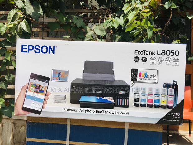 Epson Eco Tank L8050 Wireless Print 6 Color Printer · Photo 4