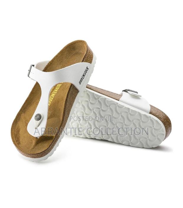 Birkenstock Unisex Arizona White/Brown · Photo 4