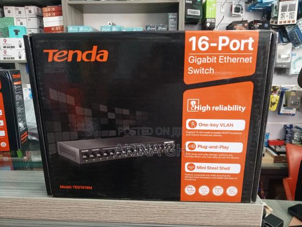 Tenda 16 Port Gigabit Fast Ethernet Switch Teg1016m · Photo 3