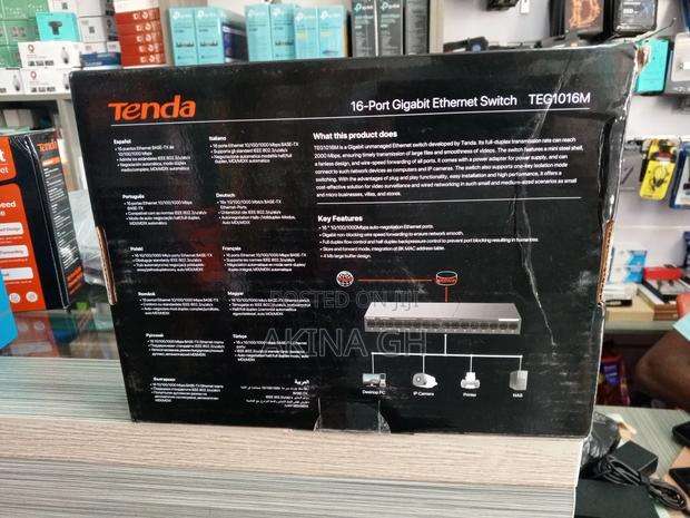 Tenda 16 Port Gigabit Fast Ethernet Switch Teg1016m · Photo 4