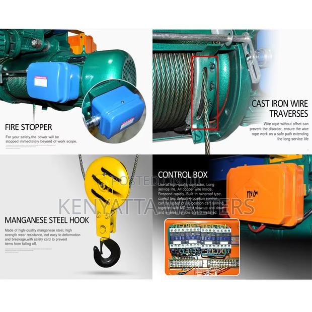 Cd / Md Type Electric Wire Rope Hoist for Overhead Crane photo 4