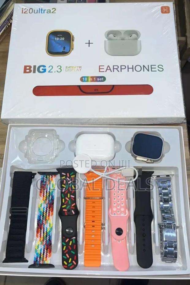 I20 Ultra2 Smart Watch. Airpod and 7straps · Photo 3