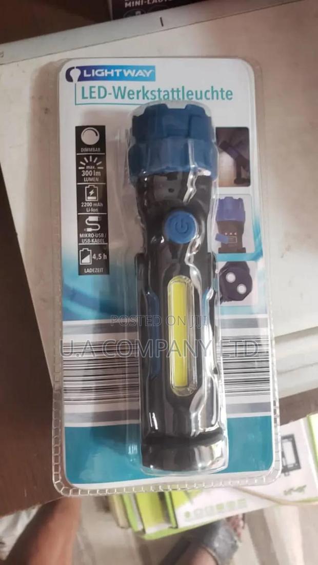 Lightway 300 Lumen Rechargeable Torch With 2 Base Magnets photo 2