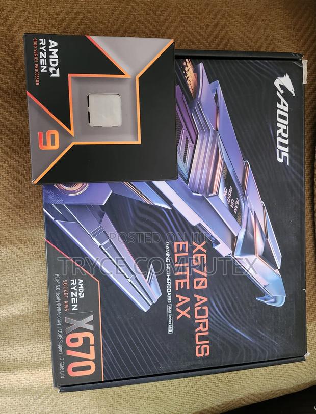Amd Ryzen 9 9900x With Aorus X670 Motherboard · Photo 2