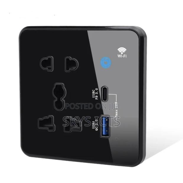 Smart Wifi Single Socket Built in Usb and Type C