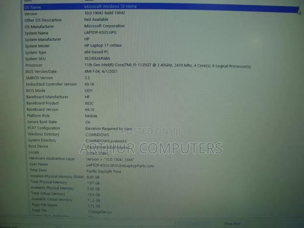 Laptop HP Pavilion 17 8GB Intel Core I5 SSD 256GB photo 7