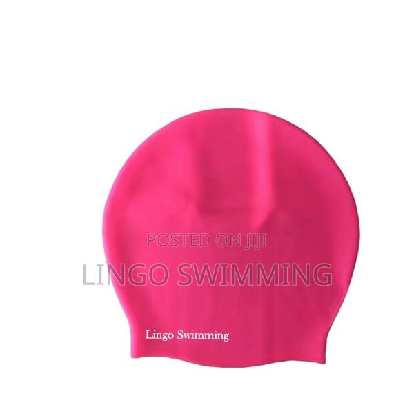 Big Size Swim Cap- Pink (3xl) photo 2