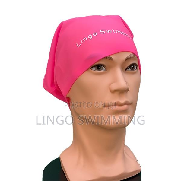 Big Size Swim Cap- Pink (3xl) photo 3