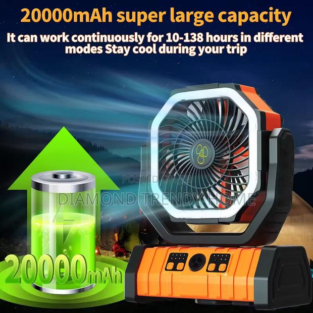 Rechargeable Camping Fan photo 2